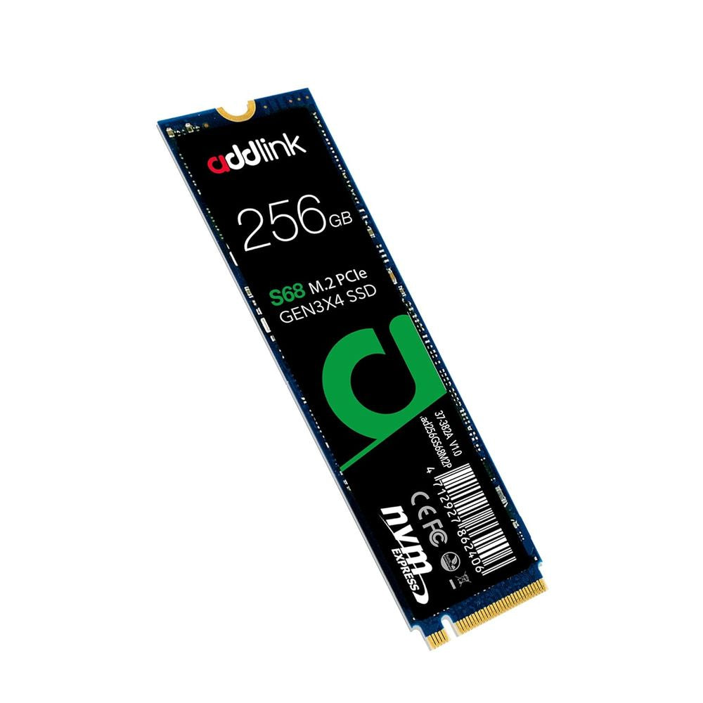 ADDLINK S68 256GB M.2 NVME Gen3 Internal Solid State Drive ( SSD )