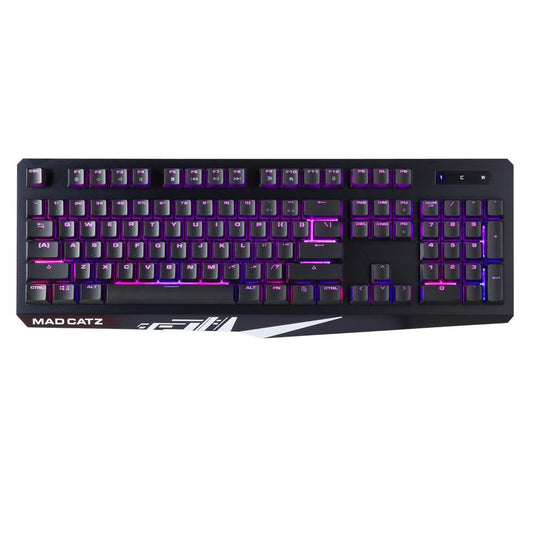 MAD CATZ Strike 2 RGB Full Size Membrane Wired Gaming Keyboard ( Black ) ( KS13MRUSBL000-0 )