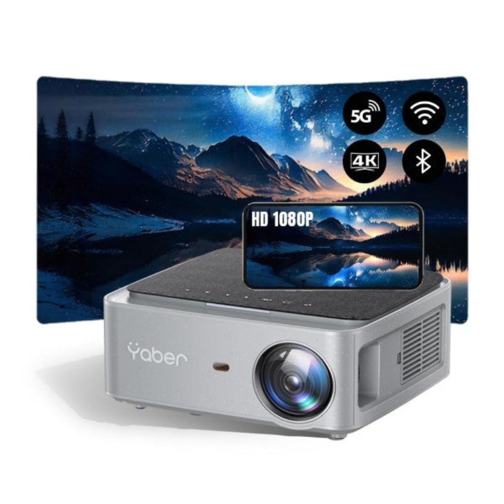 YABER Pro U6 4K 5G Wifi and Bluetooth Home Projector