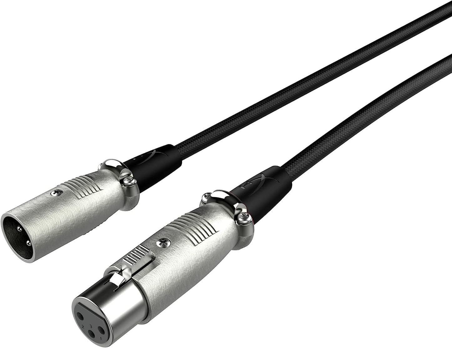 HYPERX XLR Cable Male-to-Female, 3 Pin, 10-Foot ( Black )