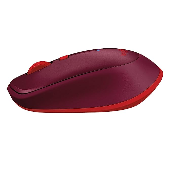 LOGITECH M337 Bluetooth Ambidextrous Gaming Mouse (M337) (1000DPI/3 Macro Button) (Red)
