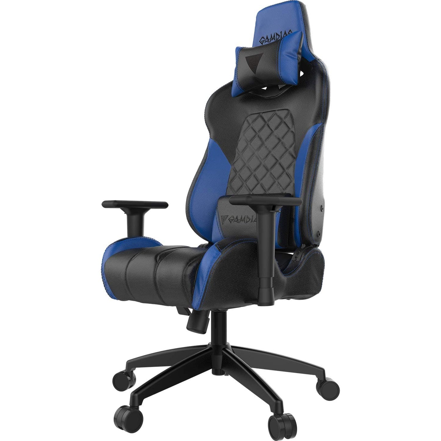 GAMDIAS Achilles E1 L RGB Gaming Chair (Black-Blue)
