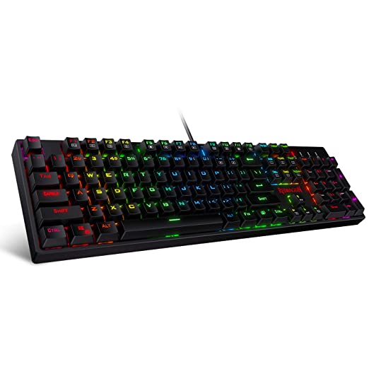 REDRAGON K582 SURARA Full Size Mechanical Wired Gaming Keyboard ( Black ) ( Blue Switch )