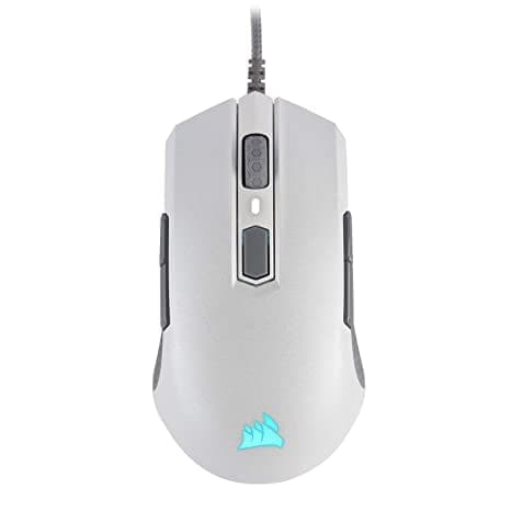 CORSAIR M55 Pro Wired Ambidextrous RGB Gaming Mouse ( CH-9308111-AP ) ( 12000DPI / 8 Macro Buttons ) ( White)