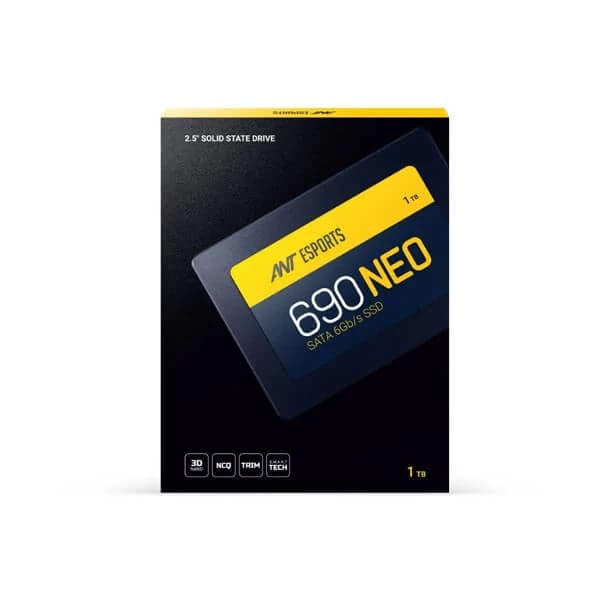 ANT ESPORTS 690 Neo 1TB 2.5 SATA SATA3 Solid State Drive (SSD)