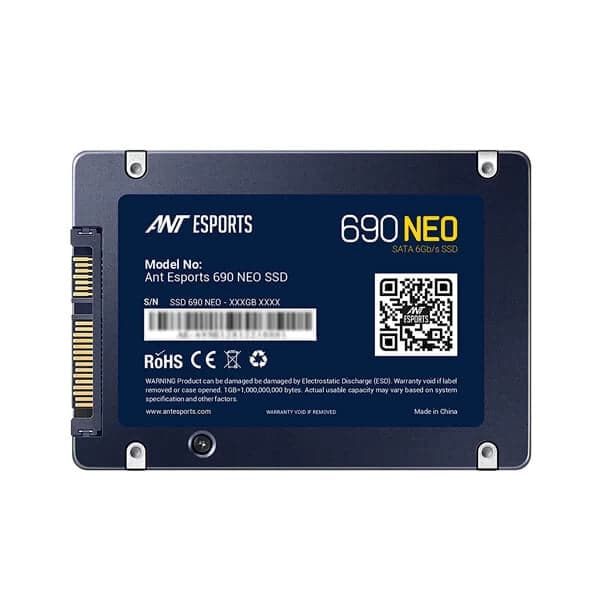 ANT ESPORTS 690 NEO 2TB 2.5 SATA Gen3 Internal Solid State Drive (SSD)