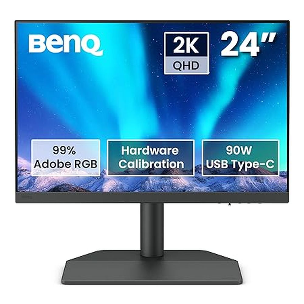 BENQ SW242Q 24 Inch FHD 60Hz IPS Panel 100%SRGB 5MS Professional Monitor