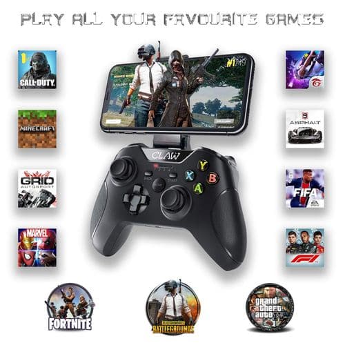 CLAW Shoot Wireless Bluetooth Mobile Gamepad Controller (With Mobile Holder)