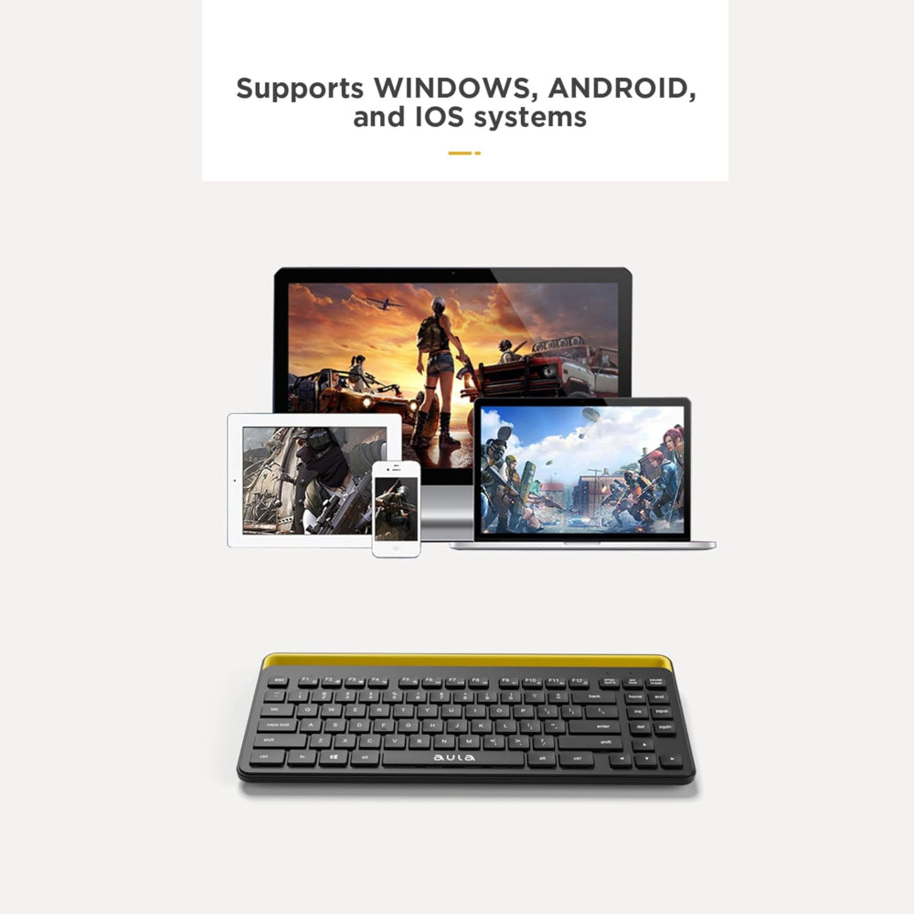 AULA AWK310 Tenkeyless Wireless Mechanical Keyboard ( Black ) ( AWK310 )