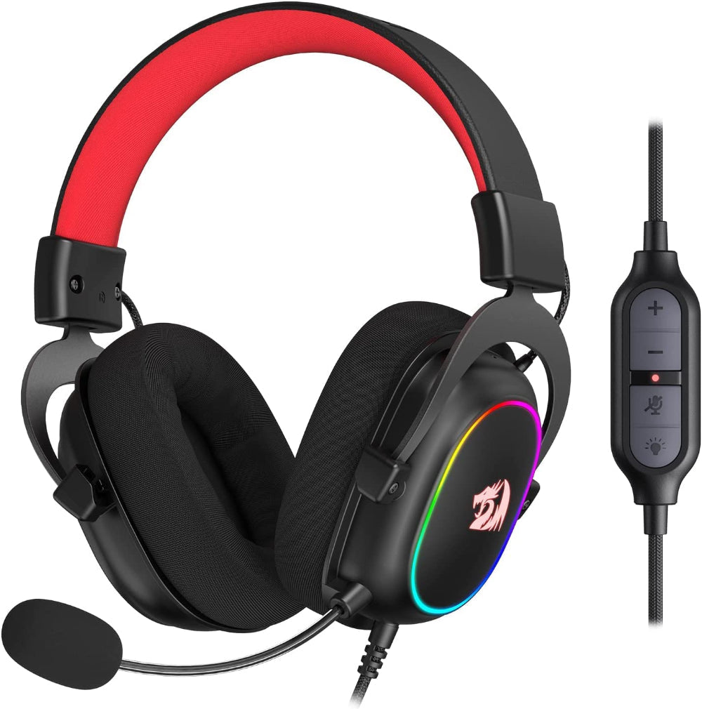 REDRAGON H510 Zeus-X Wired 7.1 Surround RGB Gaming Headphone ( Black ) ( Mac/PC )