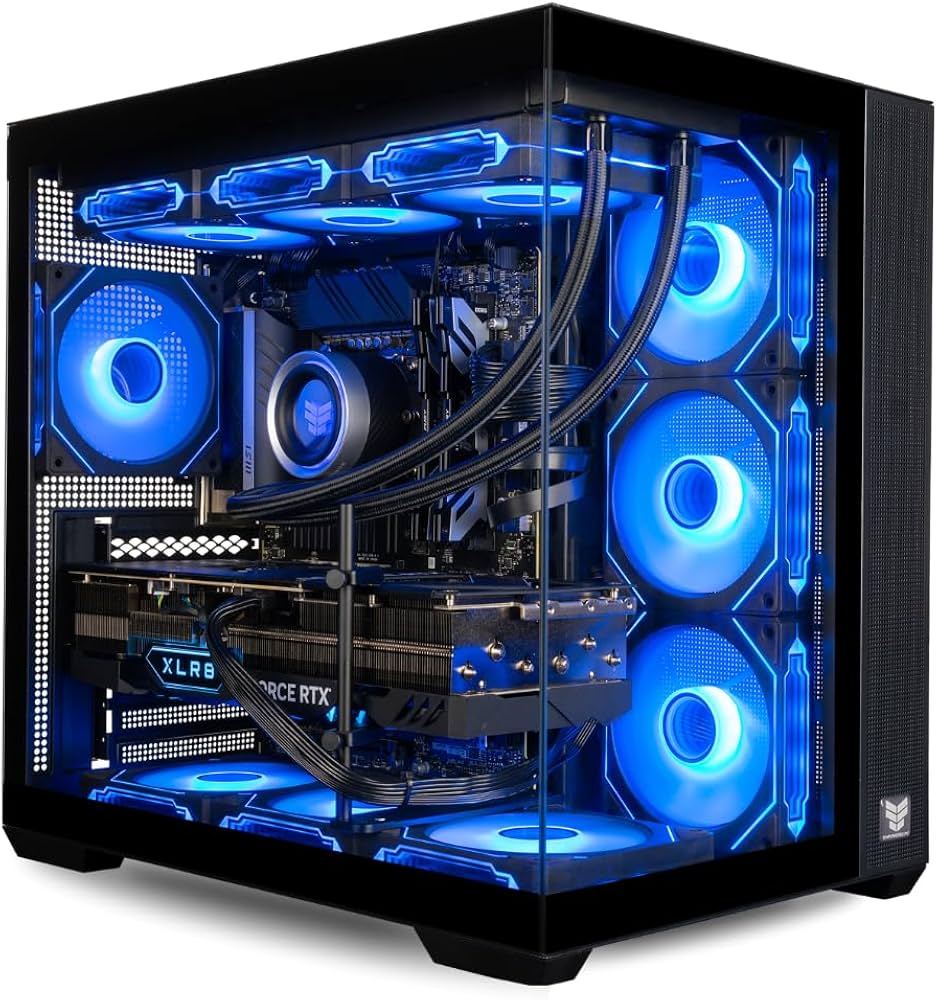 Brain Tech PC ( AMD Ryzen 9 9950X / NVIDIA RTX 5090 32GB / 128GB RAM DDR5 / 1TB M.2 NVME Gen4 SSD ) Custom PC Build For Blender Rendering