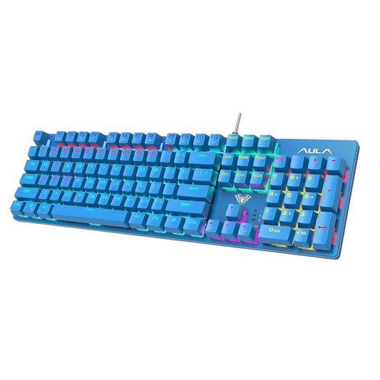 AULA S2022U Full Size Wired Mechanical Gaming Keyboard ( Blue ) ( Blue Switch ) ( S2022U )