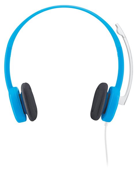 LOGITECH H150 Wired Stereo Gamine Headphone ( Blue ) ( PC / Mobile / Mac )