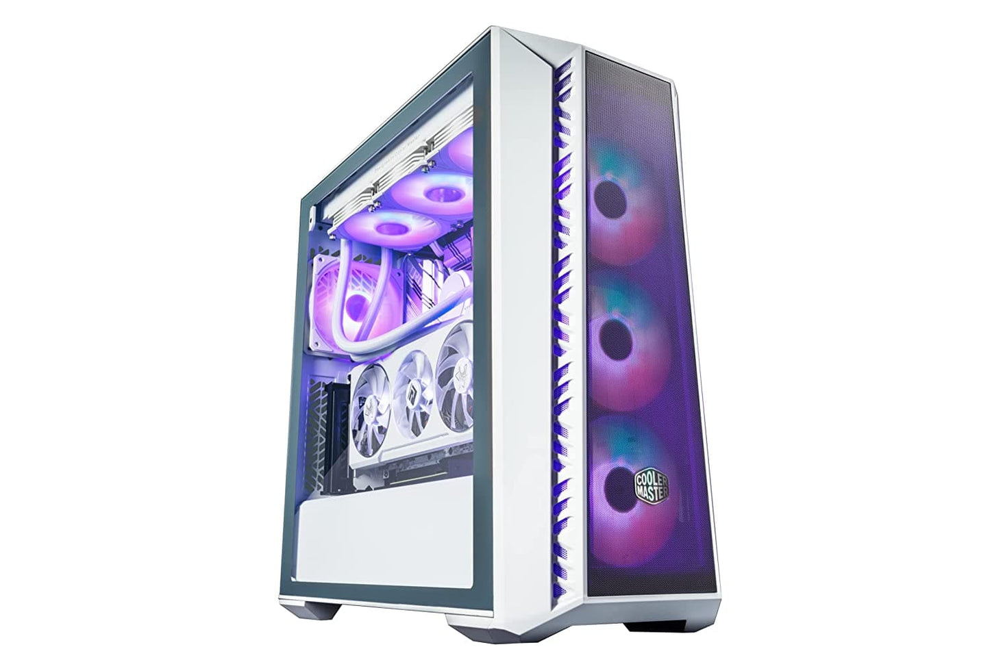 COOLER MASTER MB520 Mesh ATX Mid Tower Cabinet (White)