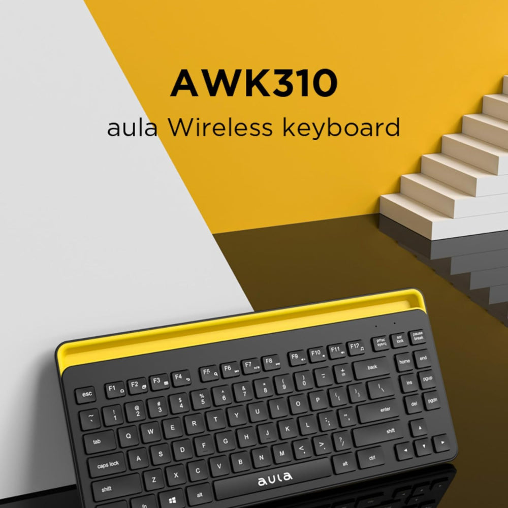 AULA AWK310 Tenkeyless Wireless Mechanical Keyboard ( Black ) ( AWK310 )