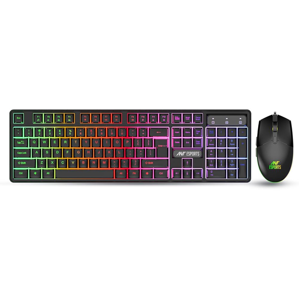 ANT ESPORTS KM1650 Full Size Gaming Keyboard & Mouse Combo ( Black )