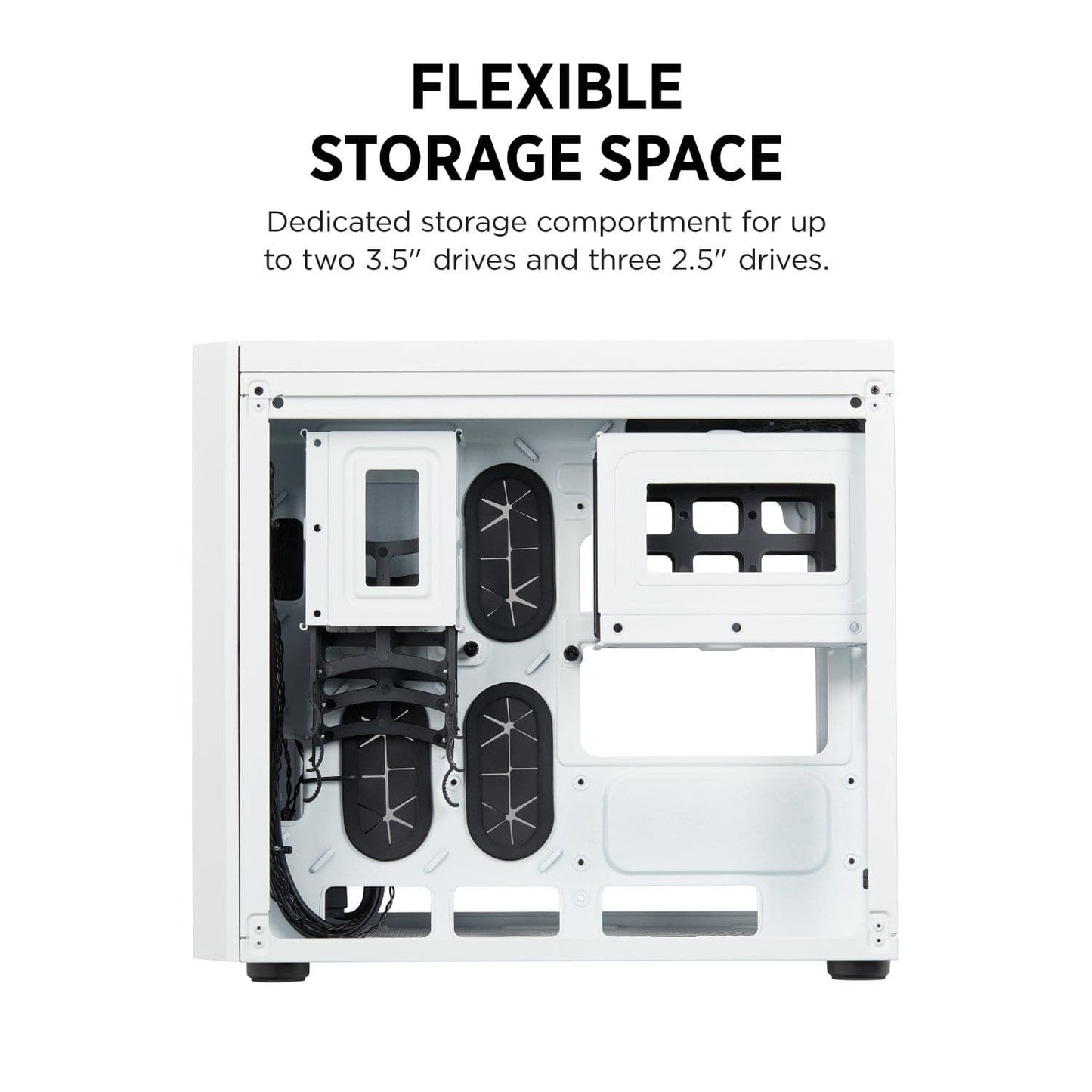 CORSAIR 280X RGB MATX Mini Tower Cabinet (White)