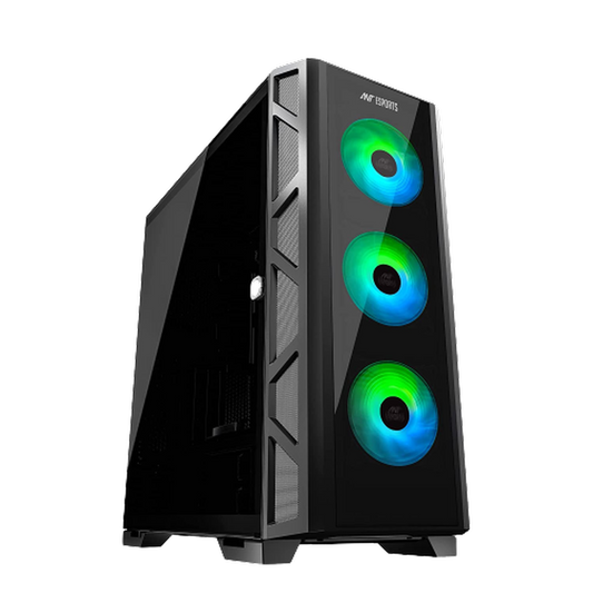 ANT ESPORTS Dynamic GT RGB EATX Mid Tower Cabinet ( Black )