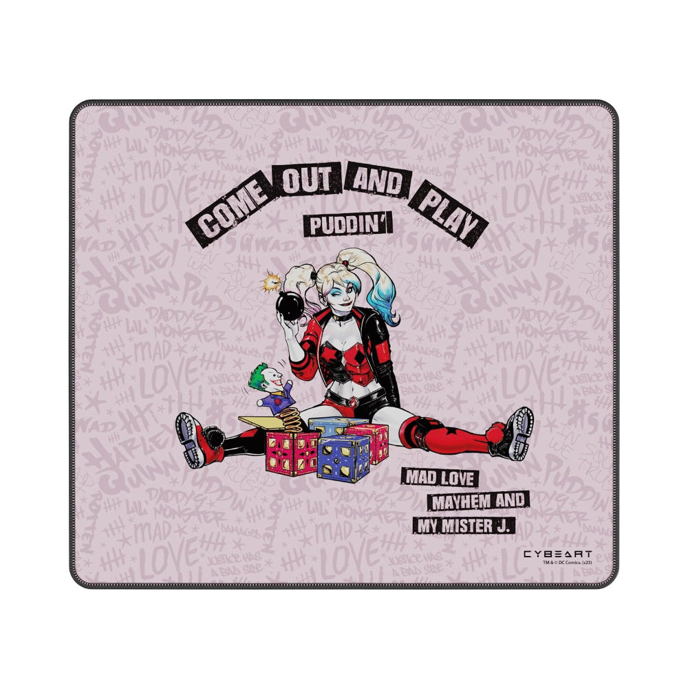 CYBEART Harley Quinn Large Gaming Mousepad