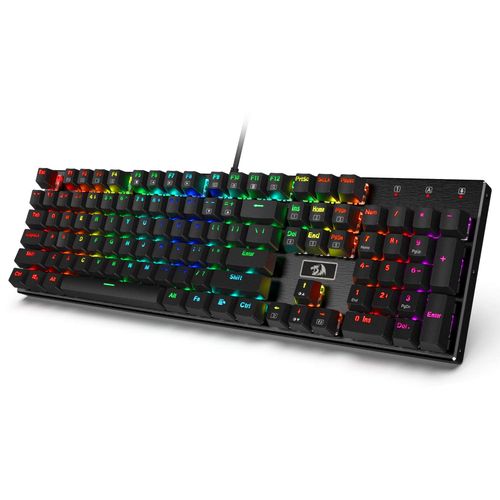 REDRAGON K556 RGB Devarajas LED Full Size Mechanical Wired Gaming keyboard ( Black ) ( Brown Switch )