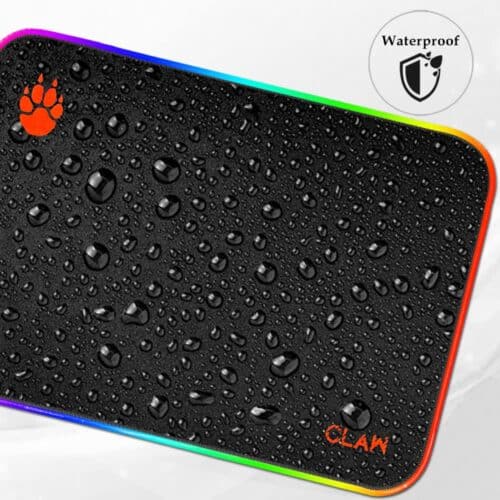 CLAW SLIDE Waterproof RGB Large Mousepad (Black)