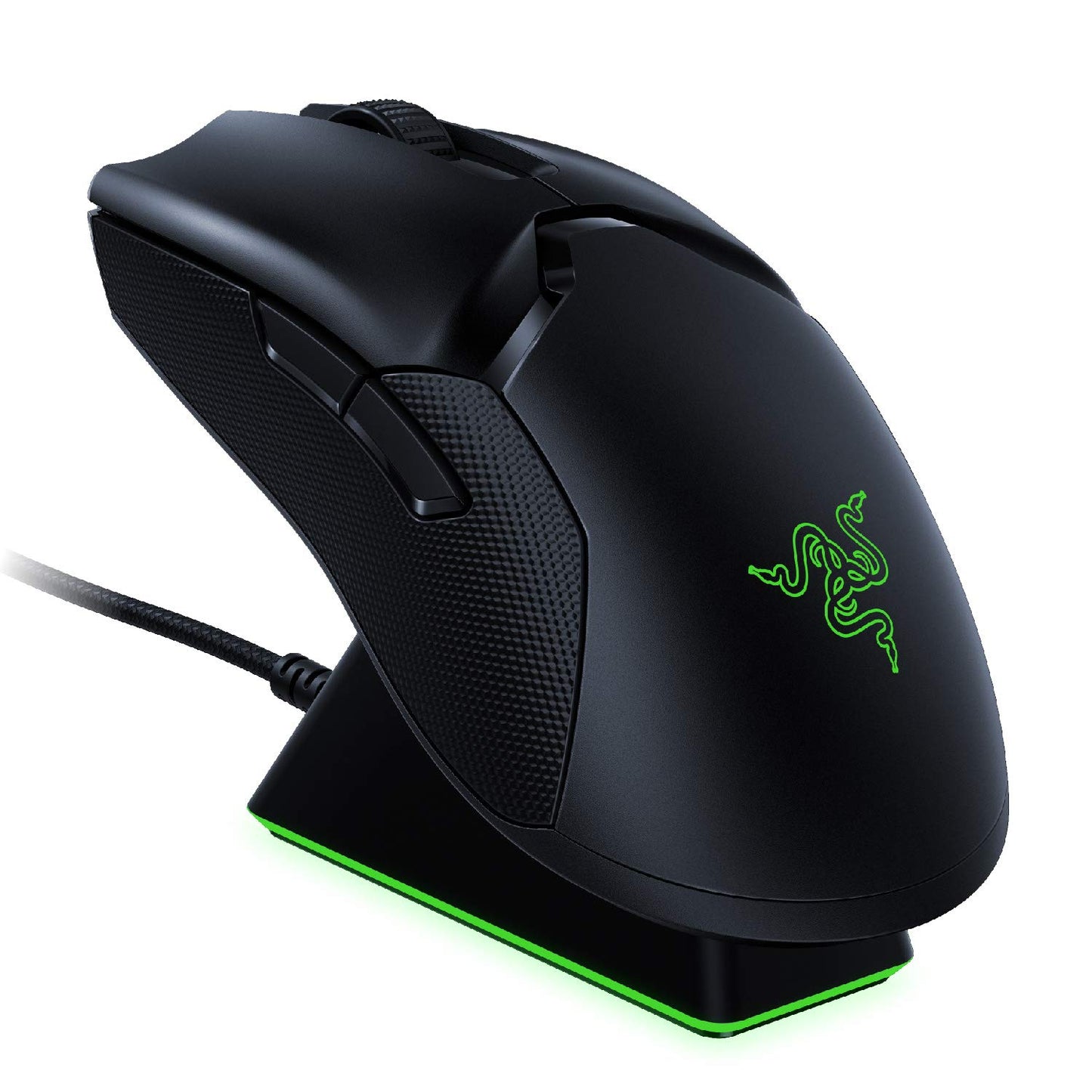 RAZER Viper Ultimate Hyperspeed Lightest Charging Dock Ambidextrous Gaming Mouse ( RZ01-03050100-R3A1 ) ( 200000DPI / 8 Macro Button ) ( Black )