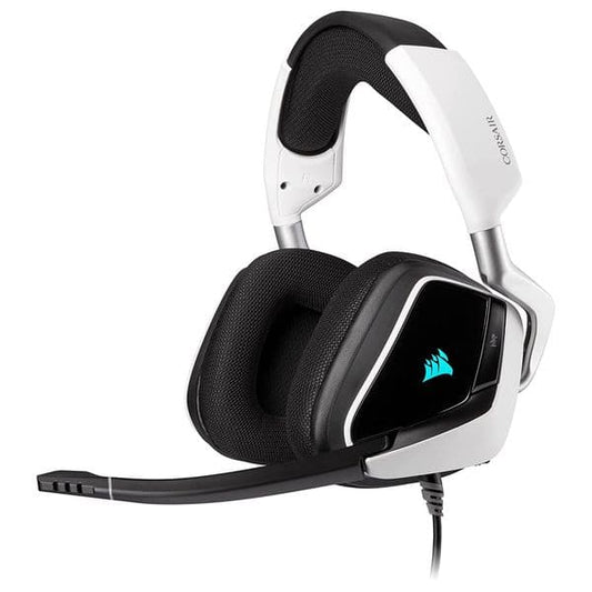 CORSAIR Void Elite RGB Wired/USB 7.1 Surround Gaming Headphone With Mic ( White ) ( PC )