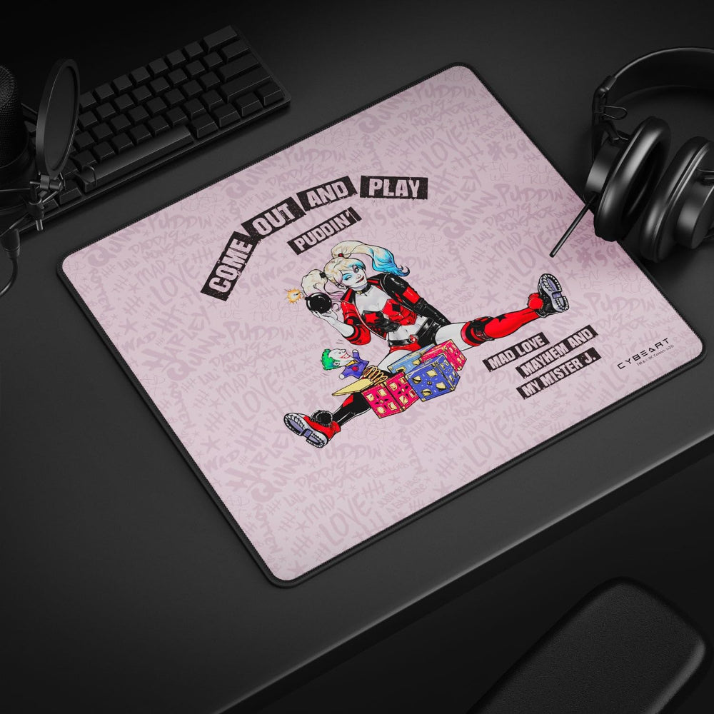 CYBEART Harley Quinn Large Gaming Mousepad