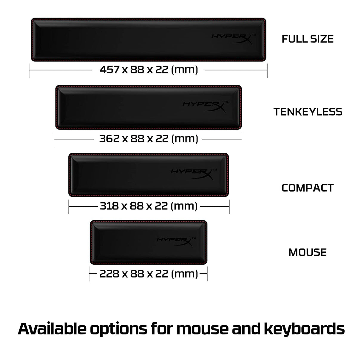 HyperX Wrist Rest (For Mouse)