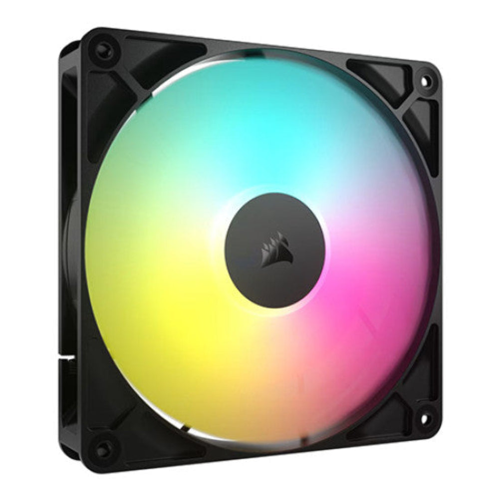CORSAIR RS140 ARGB 140mm PWM Cabinet Fan ( Black ) ( Single Pack )