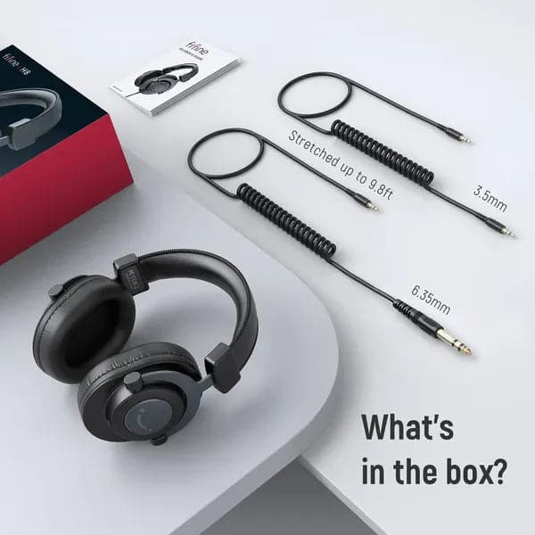 FIFINE H8 Studio Wired Stereo Gaming Headphone With Mic ( Black ) ( PC/Mac )