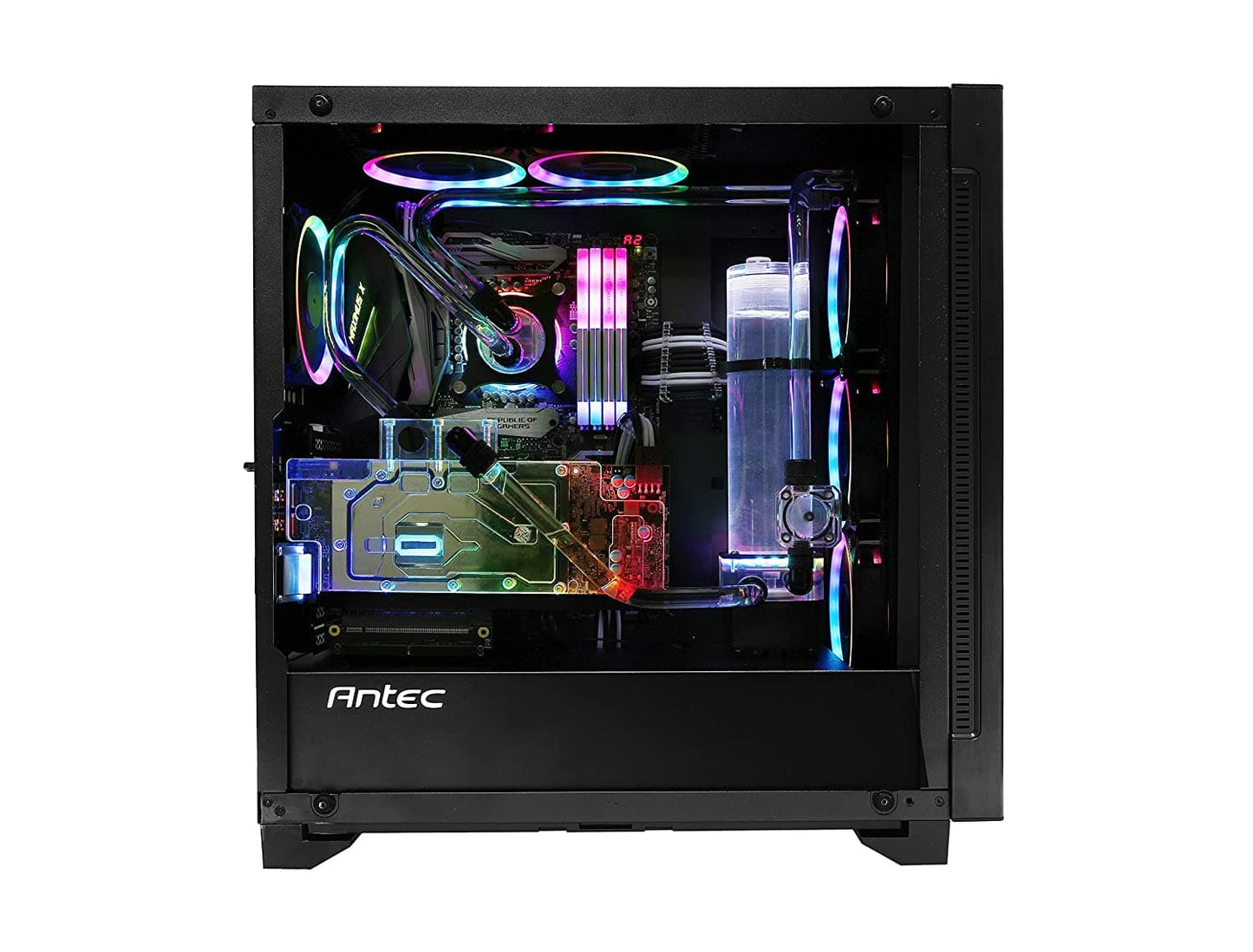 ANTEC Prizm 120mm ARGB Dual Ring Cabinet Fans With LED Controller ( Triple Pack )