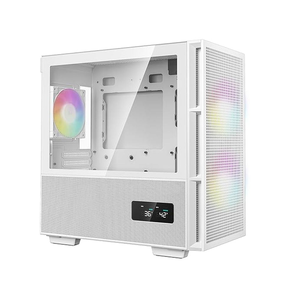 DEEPCOOL CH360 Digital ARGB ATX Mid Tower Cabinet (White)