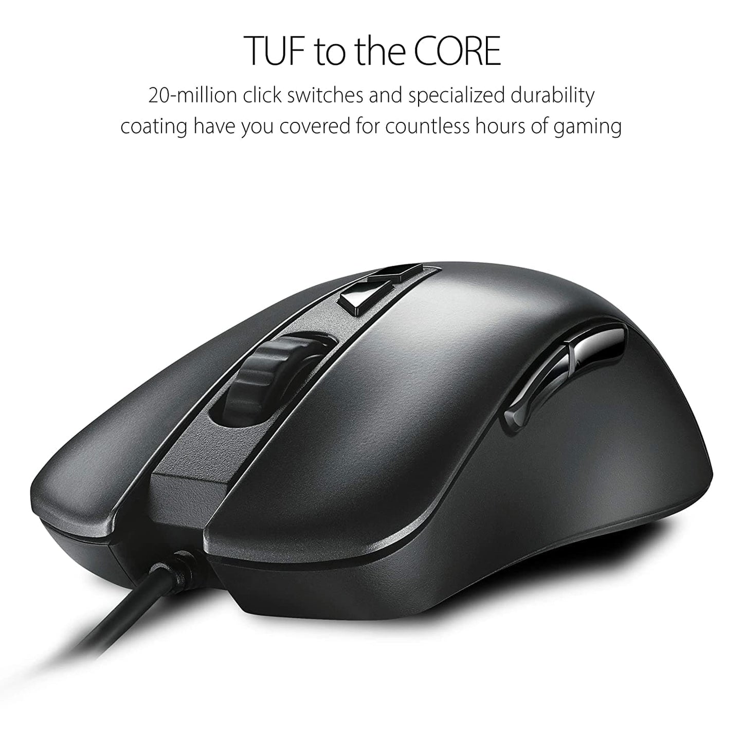 ASUS TUF M3 Wired Ergonomic RGB Gaming Mouse ( TUF-GAMING-M3-GEN-II ) ( 7000DPI / 7 Macro Buttons ) ( Black )