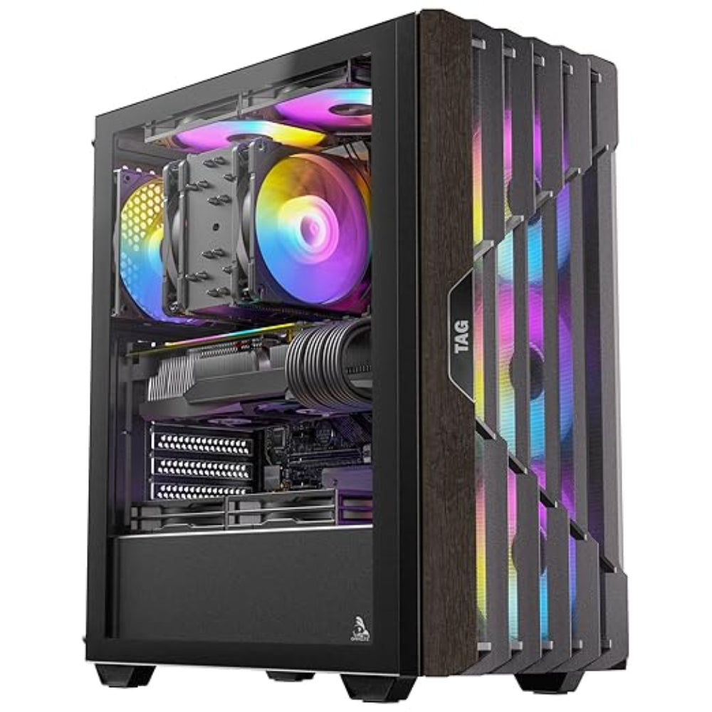 TAG Gamerz Stellar Elite ARGB ATX Mid Tower Cabinet ( Black )