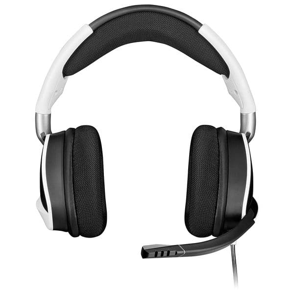 CORSAIR Void Elite RGB Wired/USB 7.1 Surround Gaming Headphone With Mic ( White ) ( PC )