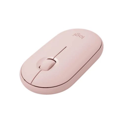 LOGITECH Pebble M350 Wireless+Bluetooth Ambidextrous Gaming Mouse ( 910-005601 ) ( 1000DPI / 3 Macro Button ) ( Rose )