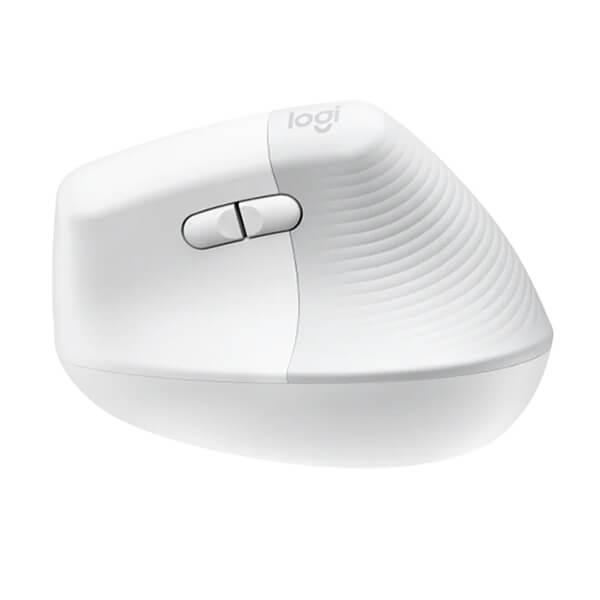 LOGITECH Lift Vertical Wireless Ergonomic Gaming Mouse ( 910-006480 ) ( 4000DPI / 6 Macro Buttons ) ( Off-White )