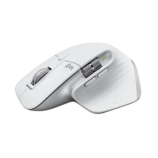 LOGITECH MX Master 3S Wireless+Bluetooth Ergonomic Gaming Mouse ( MX Master 3S ) ( 8000DPI / 7 Macro Button ) ( Pale Gray )