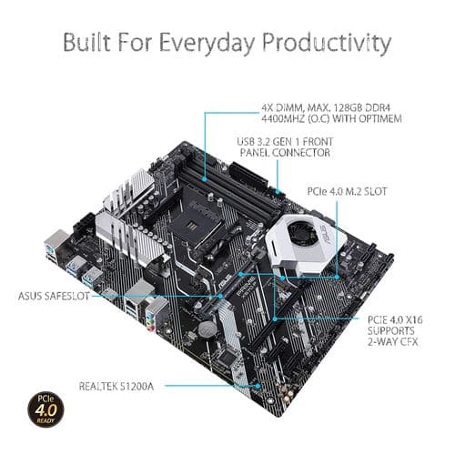 ASUS Prime X570-P DDR4 AMD Motherboard