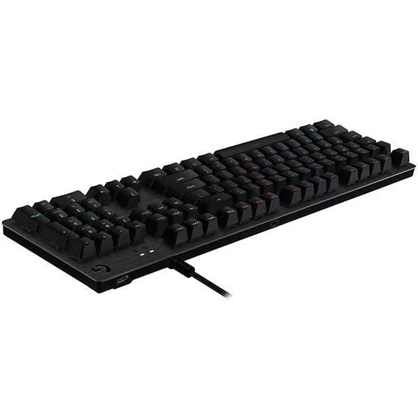 LOGITECH G512 RGB Full Size Mechanical Wired Gaming Keyboard ( GX Brown Tactile Switch ) ( Carbon )