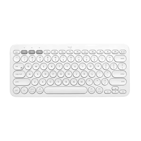 LOGITECH K380 60% Membrane Wireless Gaming Keyboard ( Off-White )