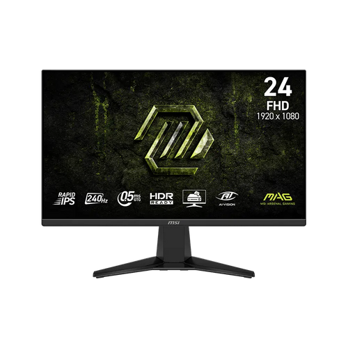 MSI MAG 245F X24 Gaming Monitor | 24 Inch  | 240HZ | 0.5 MS | 112% SRGB Rating