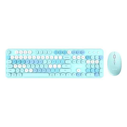 AULA AC306 Full Size Membrane Wireless Gaming Keyboard and Mouse Combo ( Mix Blue ) (AC306)