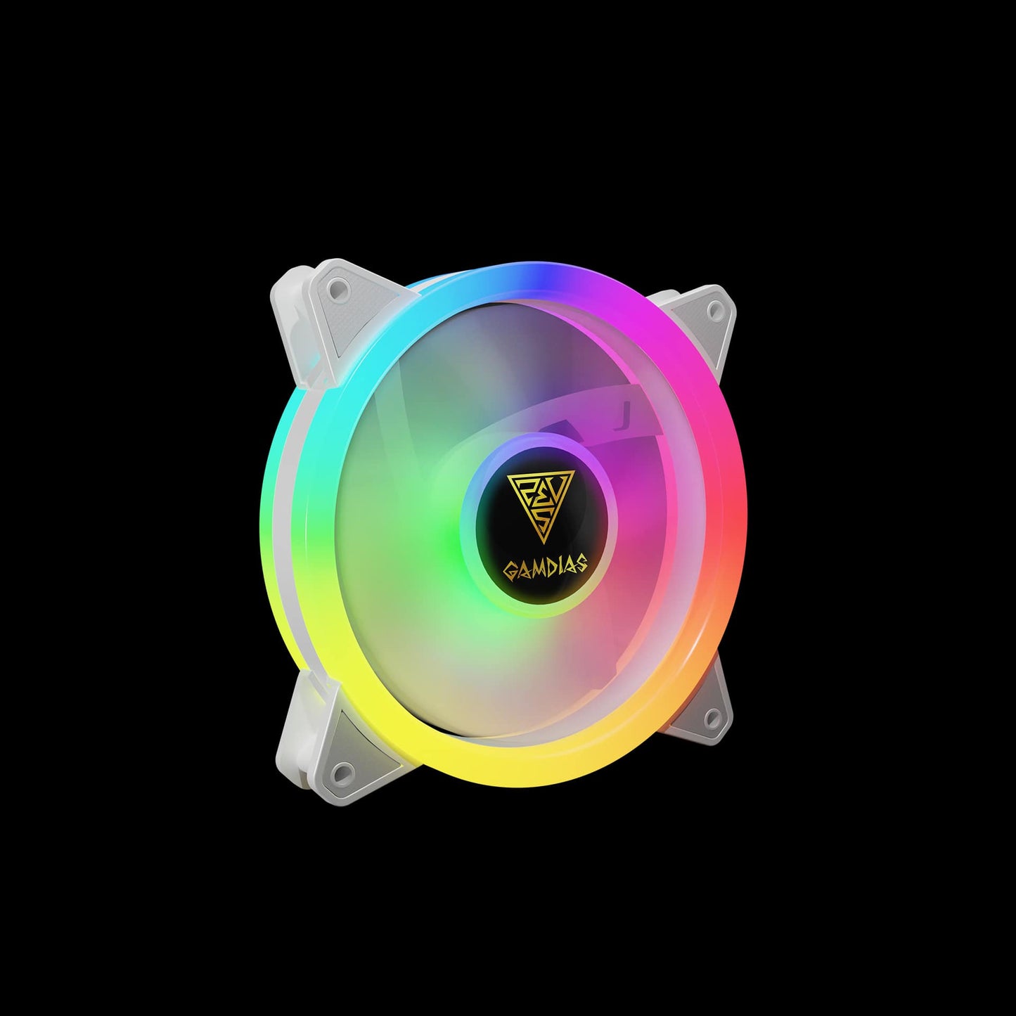 GAMDIAS AEOLUS M2-1204R ARGB Fan Kit ( White )