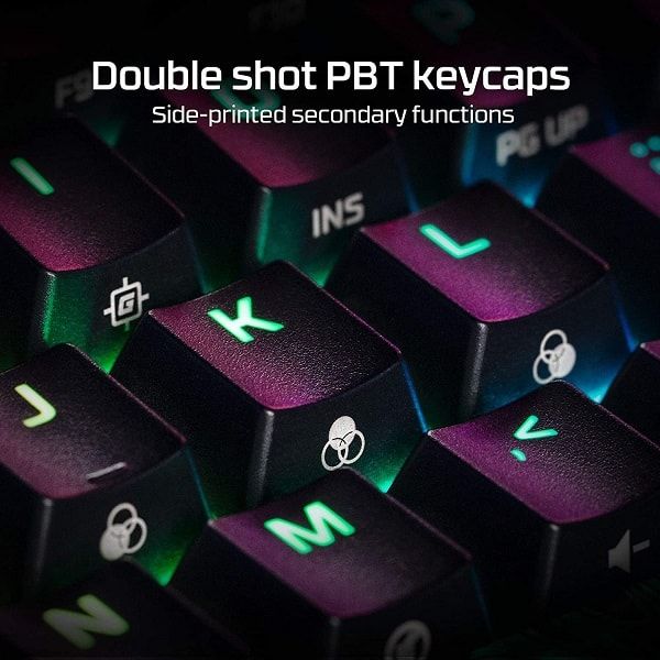 HYPERX Alloy Origins 60% RGB Mechanical Gaming Keyboard ( Black ) ( Aqua Tactile Switch )