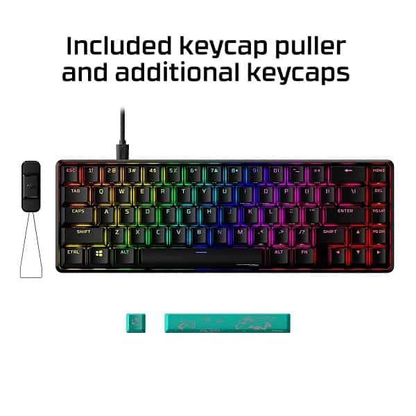 HYPERX Alloy Origins 65% RGB Mechanical Gaming Keyboard (Aqua Tactile Switch)