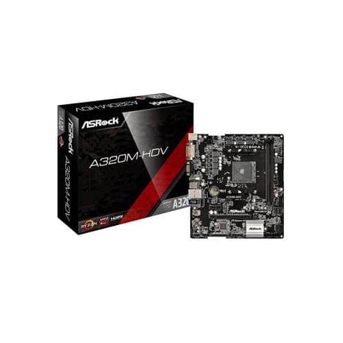 ASROCK A320M-HDV DDR4 AMD Motherboard