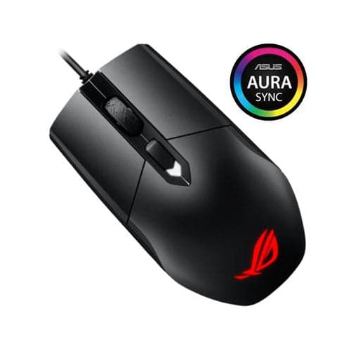ASUS ROG Strix Impact Wired Ambidextrous Optical MOBA Gaming Mouse ( ROG-STRIX-IMPACT ) ( 5000DPI / 4 Macro Buttons ) ( Black )