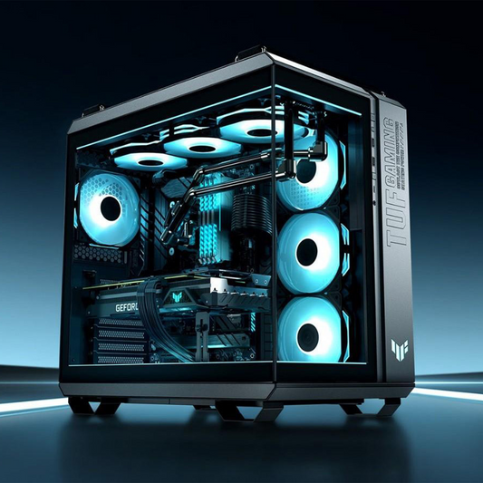 Brain Tech PC ( AMD Ryzen 7 9800X3D / NVIDIA RTX 5080 16GB / 64GB RAM DDR5 / 1TB M.2 NVME Gen4 SSD ) Custom PC Build ( For Flight Simulator & Racing Simulators )